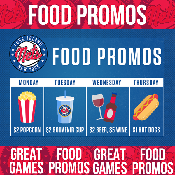 Get Long Island Nets Game Tickets to Theme Nights and Enjoy Food Promos!